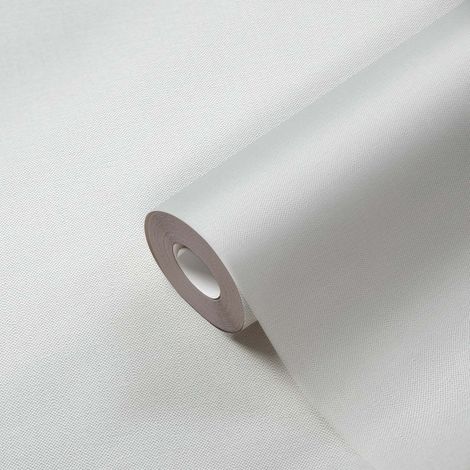 Papier peint Uni Blanc Pure Elegance A.S. Création (1/4)