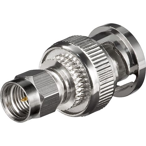 goobay BNC-Adapter, BNC-Stecker/SMA-Stecker (1/2)