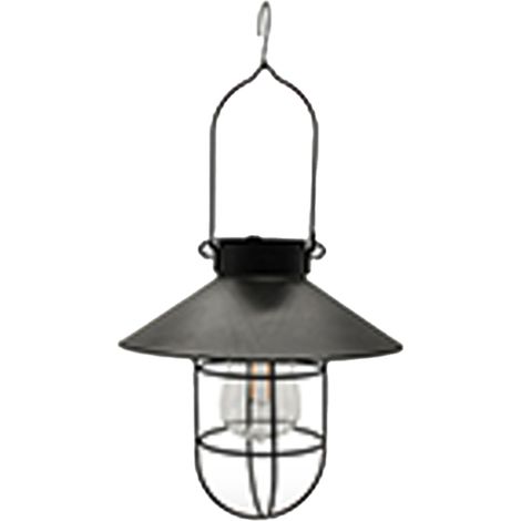 Lanterne Solaire Suspendue - Ampoule Edison Intégrée - Étanche IP44 - Pour Jardin Extérieur Terrasse Pelouse - 1 Pièce
