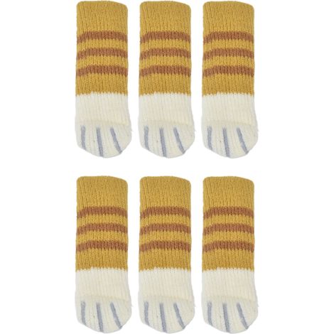 20 Stück elastische Netz-Möbelbeinschoner, Bodenschoner für Stühle, geräuschdämpfend, leicht zu bewegen (1/5)