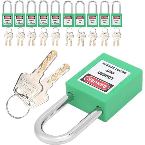 Tagout Verriegelung Sicherheitsvorhängeschloss aus Nylon mit