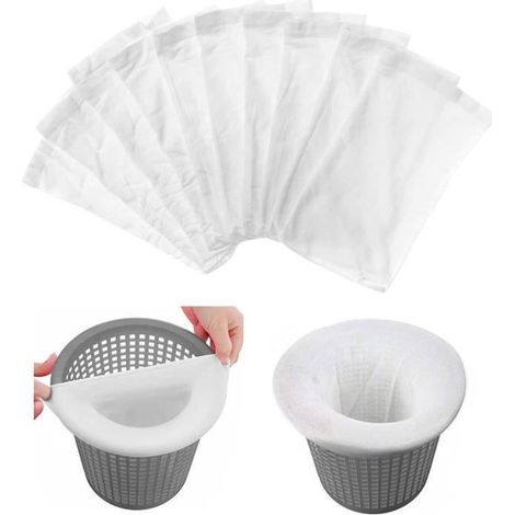 Chaussette Skimmer Piscine, Filtre Skimmer Piscine, Chaussettes Skimmer, Pool Skimmer Socks, Chaussette Filtrante Piscine (1/4)