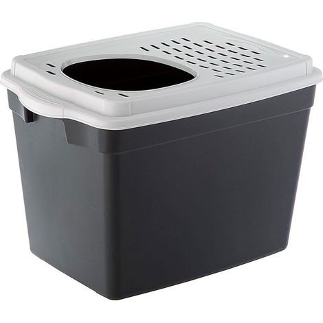 Ferplast JUMPY Lettiera gatto chiusa con entrata superiore Ferplast Jumpy. Variante JUMPY - Misure: 38.8 x 57.5 x h 39 cm -