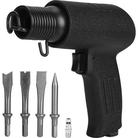 Burin Pneumatique Marteau Piqueur 4200bpm Kit Outillage pour Couper Piocher Rainurer, Prise JP (1/5)