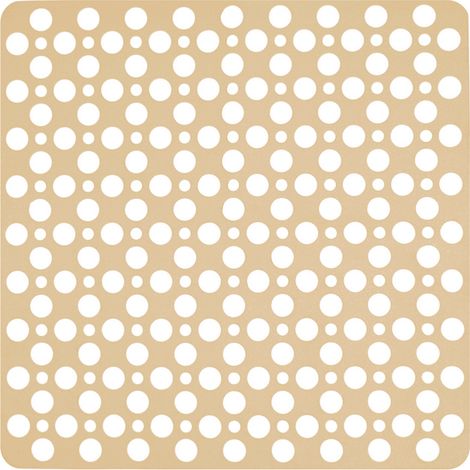 Alfombra de ducha antideslizante AWD INTERIOR 1431 beige 53 x 53 cm TPE (1/4)