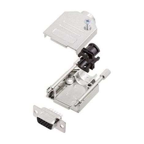Amphenol L17DTZK15+L77HDA26S Kit embase SUB-D femelle 180 ° Nombre de pôles: 26 fût à souder 1 pc(s)