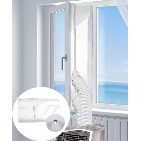 m lange Dichtung für den Auslass tragbarer Klimaanlagen, luftdichte Fensterdichtung, verstellbare Dichtungsstreifen (1/5)