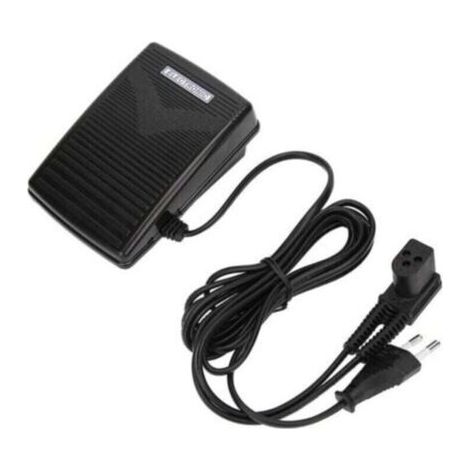 Pedal de control para máquina de coser - Pedal de control con cable de alimentación compatible con la máquina de coser Singer 974.