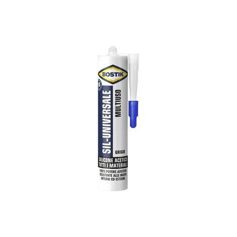 12 x BOSTIK SIL-UNIVERSALE 280 ML GRIGIO CARTUCCIA