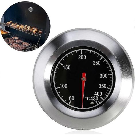 HONORNIC - Thermomètre analogique pour barbecue, compatible avec tous les barbecues et fumoirs (1/5)