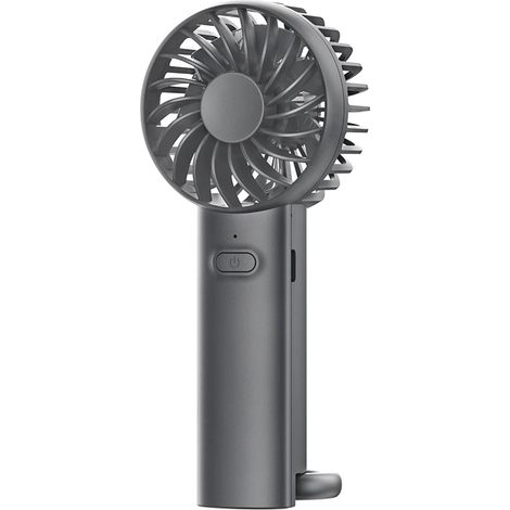 1200mAh Handheld Portable Fan, 3-Speed Rechargeable Mini Personal Cooling Fan for Travel, Office & Outdoor Use,Dark grey (1/5)