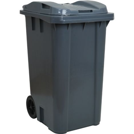 Contenedor de Basura en PEHD gris con 2 Ruedas 240 litros