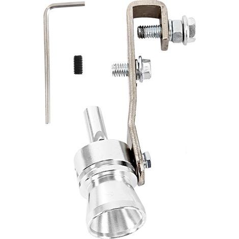 Turbine Silencieux pour Bruit Turbo Bov, Accessoire Insert à Soufflerie pour Embout Conduit Muffler Catback, Kit Muffler en Alliage d'Aluminium (1/4)