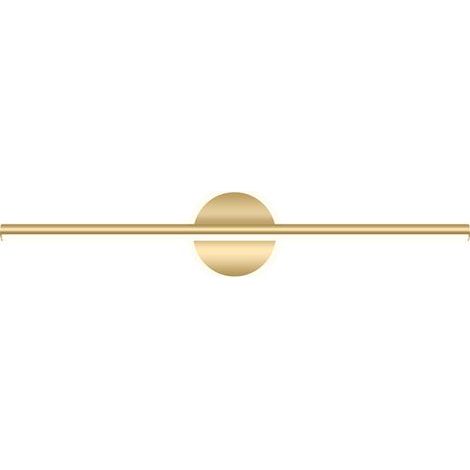 Lampe LED pour miroir de salle de bain, lampe de vanité moderne, lampe de vanité de salle de bain, lampe murale de vanité de baignoire en métal doré, 40 x 13 x 6 cm, lumière blanche 10 W (1/5)