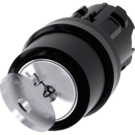 Siemens 3SU10004BF010AA0 3SU1000-4BF01-0AA0 Interruttore a chiave 1 x 90 ° IP66, IP67, IP69/IP69K 1 pz. (1/3)