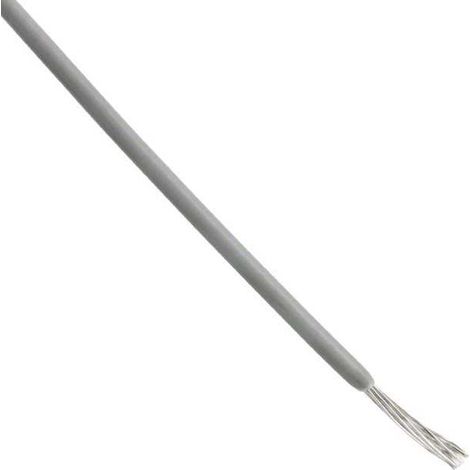 Câble Fil Unipolaire UL Style 1213 AWG 24 Teflon PTFE 600V Gris