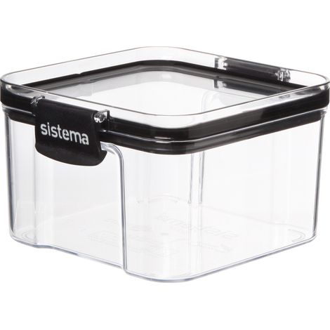 Sistema Voorraaddoos Tritan Vierkant 460 ml Transparant/Compact (1/3)