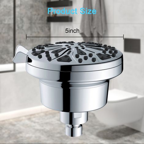 Spray Setting Filtered Showerhead - Water Filter (1/5)
