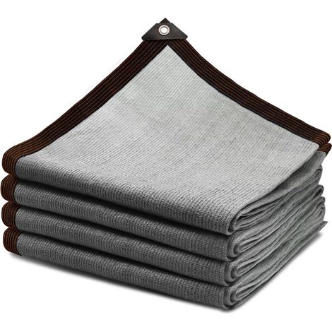 Filet D'ombrage Extérieur, Filet Protection Solaire 80% UV, pour pergola de Jardin voiles d'ombrage, Patio Filet De Protection -3x5m Gris (1/5)