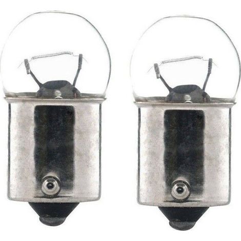 Lot de 2 ampoules 12V 21W BA15S – Éclairage universel petit globe – Lumière blanche chaude – Remplacement pour véhicules et bricolage (1/2)