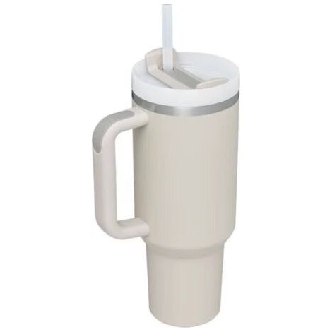 Tasse de voiture avec poignée de 40 oz, tasse isolée en acier inoxydable 304, tasse à glace, tasse de voiture isolée chaude et froide (1/4)