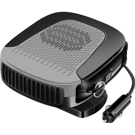 Chauffage de voiture - petit chauffage électrique de désembuage et de dégivrage dans la voiture en hiver 15×13×8.5 cm YMYNY