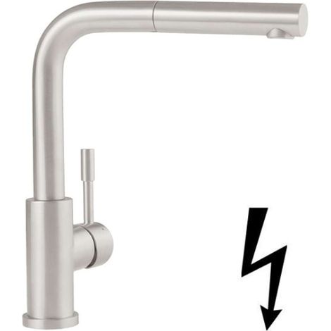 Villeroy & Boch Küchenarmatur Steel Shower Edelstahl massiv Niederdruck (1/5)