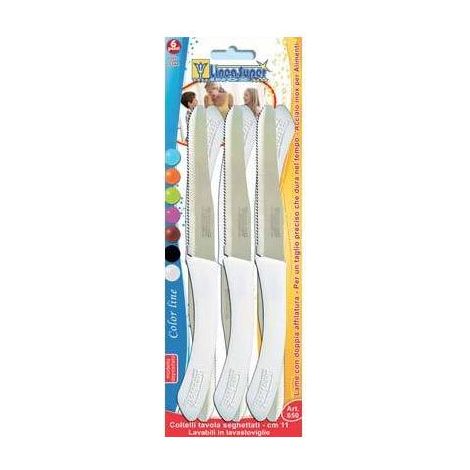 coltelli da tavola lama 11 cm - blister 6 pezzi