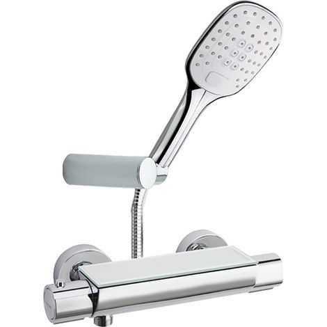 Mitigeur thermostatique de douche avec ensemble URBAN CHIC Chromé - 213401K3 (1/4)