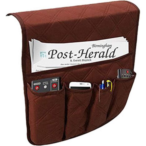 Borsa da appendere al bracciolo del divano, pratica borsa da comodino, borsa portaoggetti creativa...