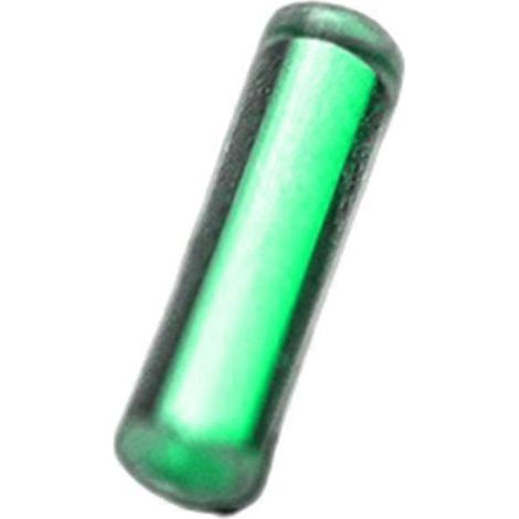 Signal lumineux, tige lumineuse en verre non-gaz, tube luminescent pour survie extérieure, outil de camping, diamètre 1,5x6mm, couleur verte. (1/4)