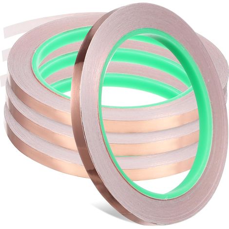 Ruban adhésif conducteur en cuivre, 4 rouleaux de 635 mm x 20 m, pour (1/5)