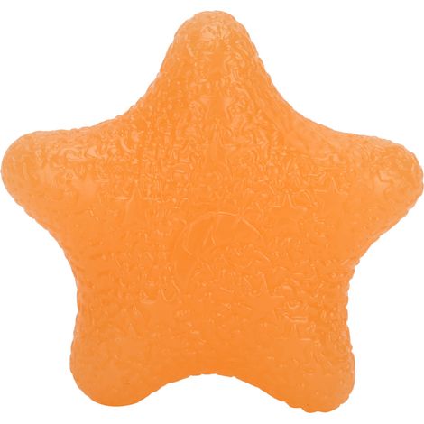 Balle de Grip Élastique Étoile pour Massage des Doigts et Renforcement du Poignet - Orange (1/5)