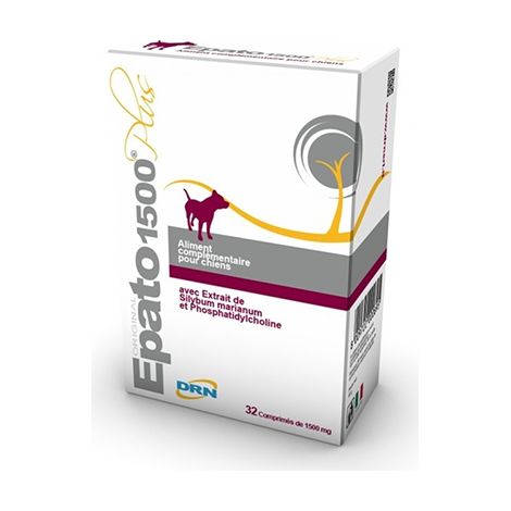 DRN EPATO plus 1500 Hephical Protective Supplement fЩr Hunde, Box 32 Tabletten