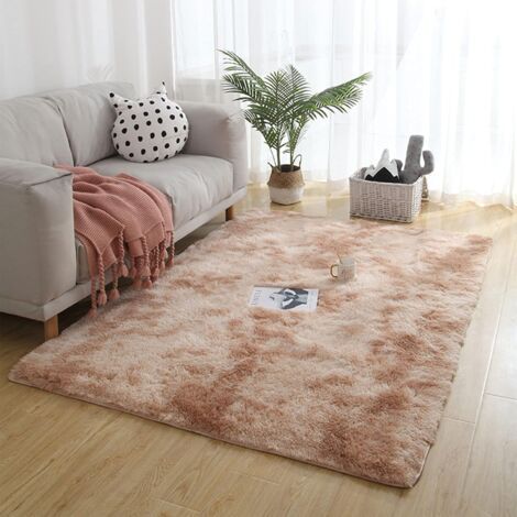 Green Mobility-Tapis Salon Shaggy Moelleux Antidérapant Tapis Chambre À Poils Longs Doux Et Confortable Grand Tapis De Sol Enfant Lavable Pour Chambre, Salon, Couloir, Salle De Bain, Cuisine,Kaki 120 (1/5)