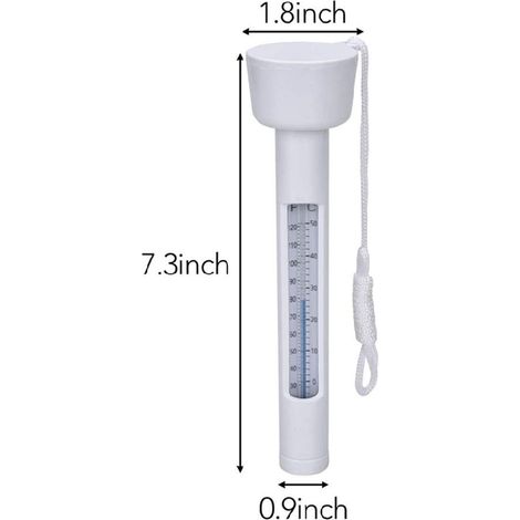 Thermomètre flottant pour piscines, pour mesurer la température de l'eau des piscines, spas, jacuzzis et aquariums-AquaForge (1/3)