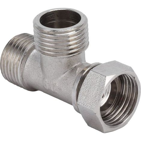 Adaptateur en T à Filetage Mâle/femelle G1/2 renforcé pour Joint de Tuyau D'eau Résistant à la Compression, Connecteur en T Sûr (1/5)