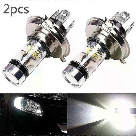 Stück H4 1800LM Fern-/Abblendlicht 20-LED Nebelscheinwerfer Fahrlicht Tagfahrlicht Glühbirne Weiße Lampen Auto LED Nebelscheinwerfer LED-Lampen-JXLGV (1/5)