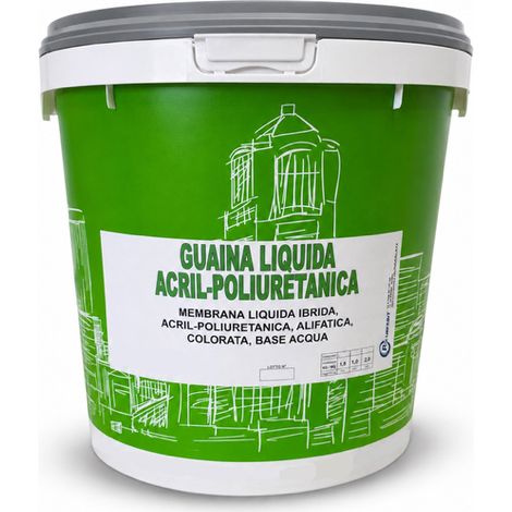 GUAINA LIQUIDA ACRIL POLIURETANICA BIANCO 1 KG