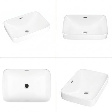 Lavabo à poser Helmken 441A5200 (52 x 36) Blanc (1/5)