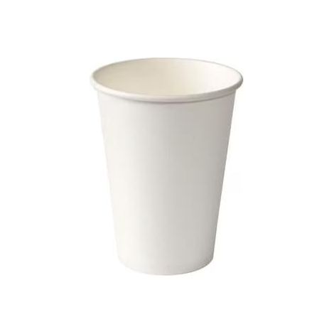 Duni Pappbecher 0,2 L weiß - 50 Stück Becher/Deckel/Halter Kombi