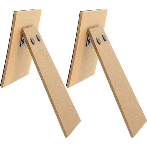 Deux supports pour cadres photo, avec fixations, adaptés à la décoration intérieure à faire soi-même. (1/5)
