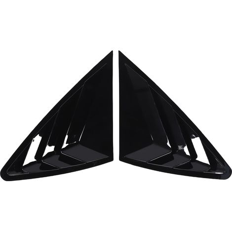 Paire de persiennes de fenêtre latérale arrière, grille d'aération gauche droite, garniture de remplacement pour GLC Coupé C254 noir.
