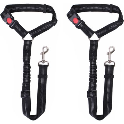 Sangle de traction pour chien, sangle de retenue anti-nœuds, corde de traction pour chien, élasticité ajustable. (1/5)
