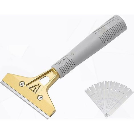 Grattoir, couteau de nettoyage, grattoir pour dalles de marbre, outil de couture beauté (1 pièce, gris) [YJD] (1/2)