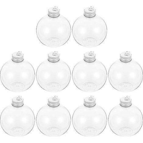 Lot de 10 décorations de Noël à remplir pour bouteilles d'eau, à sceller ou à remplir (1/5)