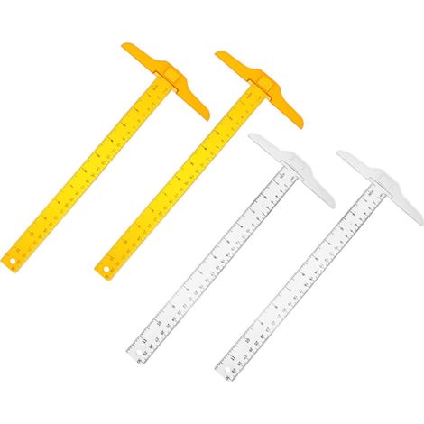 Règle en T plastique Wakauto (lot de 4) pour les loisirs créatifs (1/5)