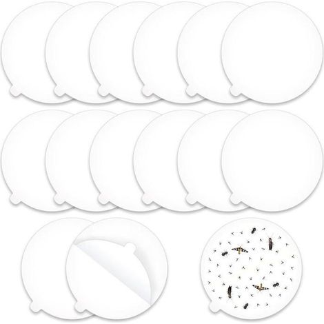 14 Of Piege to Chip Self-adhesive, Piege Anti Chip Home, Self-adhesive to Chip Ronde White for Bedroom to Bed, Living room (1/5)