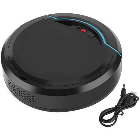 USB Rechargeable Automatique Smart Robot Aspirateur Nettoyeur De Sol Ménage Balayeuse Noir (1/5)
