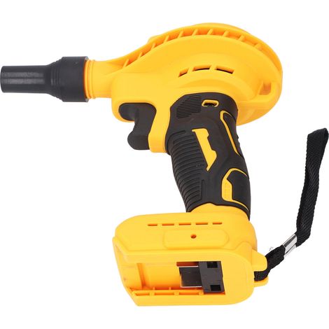 Souffleur de poussière sans fil 18 V, mini, portable, rechargeable, puissant, pour gonfler les feuilles et la sciure de bois (batterie DW DCB180/DCB200). (1/5)